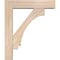 Ekena Millwork Imperial Block Smooth Bracket w/ Offset Brace, Douglas Fir, 5 1/2"W x 22"D x 26"H BKT0604X22X26IMP05SDF - alternate 2